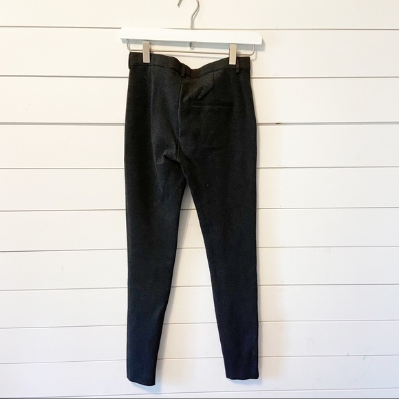 Zara | Dark Gray Skinny Stretch Pants Size Small - Picture 2 of 10